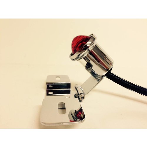Emgo Universeel Chrome Cafe Racer-stijl Atomic achterlicht