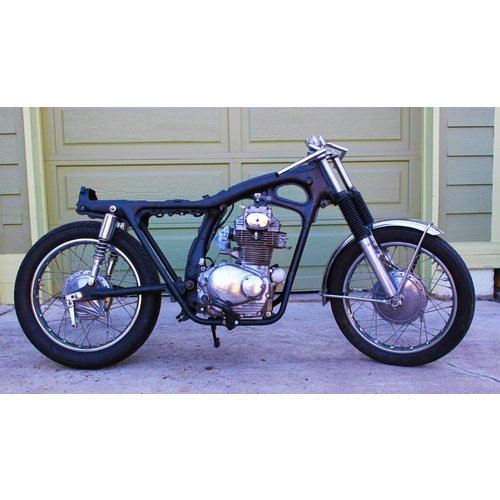 Emgo Fork Boots / Gaiters Type 5 - Top 45 mm, Bottom 50 mm, Length 175 mm for Honda CB750 1969-1976 | Honda CB550 1974-1976 | Honda CB500/4 1971-1973 | Honda CB/CL450 1970-1974 | Honda CL350 1970-1973
