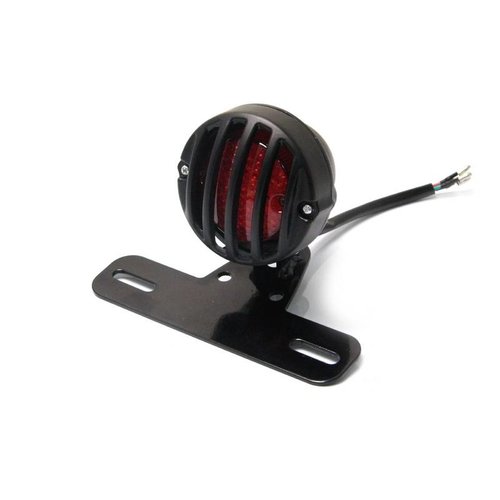 Black Aluminium Prison Tail Light LED with bracket