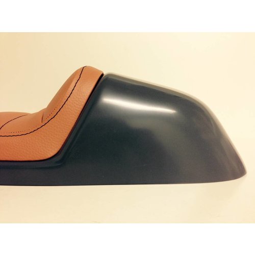 C.Racer Cafe Racer Seat Tuck N' Roll Stitch Brown Type 32