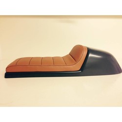 Cafe Racer Seat Tuck N' Roll Stitch Brown Type 32