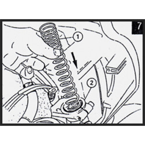 Hagon Ducati 888 Strada/ SP 5 (Showa) ***93> Fork Springs Set