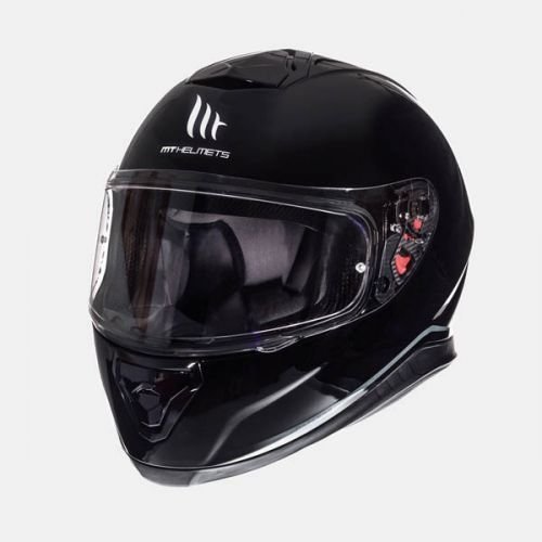 MT Helmets Thunder III SV Solid Glanz Schwartz