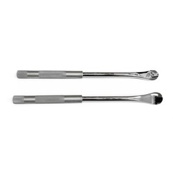 Foldable Tire Lever Set (2 Pcs) - Assembled 270 mm, Disassembled 160 mm and 120 mm Sections