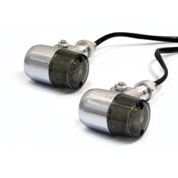 Chrome Classic Barrel LED Turn Signals