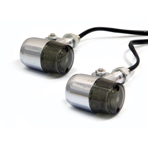 Chrome Classic Barrel LED Turn Signals