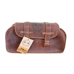 Leather bag rectangular