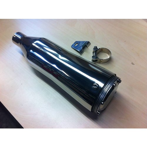 Cone Style  Short Demper Chrome 42mm