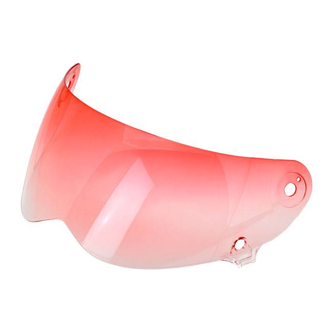 Lane Splitter Visor Red - CafeRacerWebshop.com