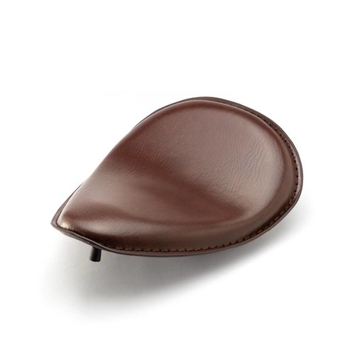 Selle Bobber avec charnière et ressorts - Marron