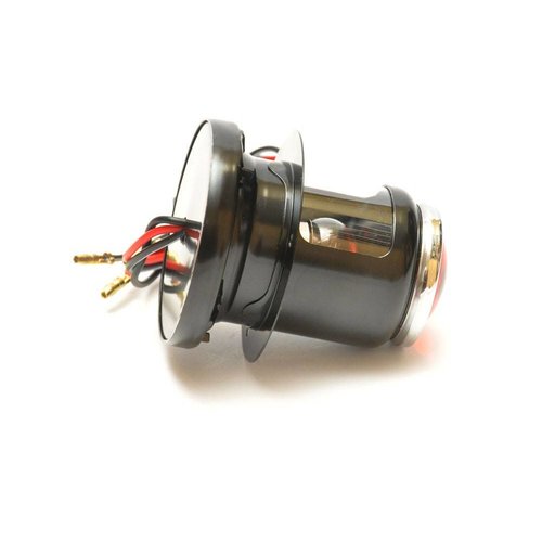 Emgo MT110 Lucas Replica Tail Light with License Plate Light for Cafe Racers and Custom Bikes