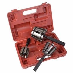 3-piece Exhaust Reamer set Ø 28 - 89 mm incl. Case