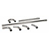 Simons 45 MM Kit de tuyaux d'échappement DIY en acier inoxydable