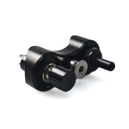 Black dual CNC Bike Handlebar Switch