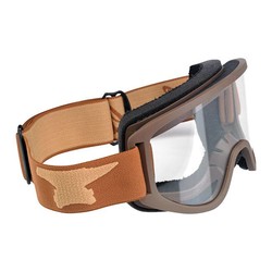 Biltwell Moto 2.0 Goggles Script Sand