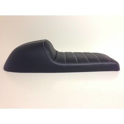 Beklede Cafe Racer Seat Tuck N' Roll Stitch Zwart Type 34