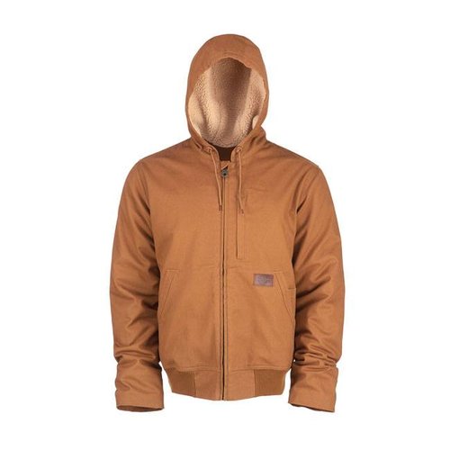 Dickies Brown Farnham canvas jacket zip-up