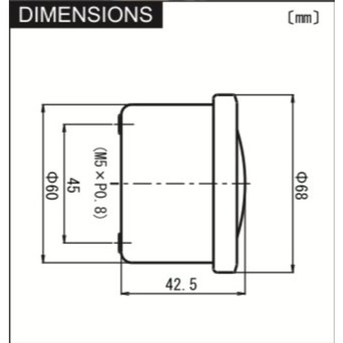 Daytona Velona 60mm Tachometer 260 km/h Schwarz mit Schrittmotorantrieb und LED-Hintergrundbeleuchtung