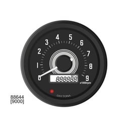 Velona 60MM Tachometer 9,000 RPM