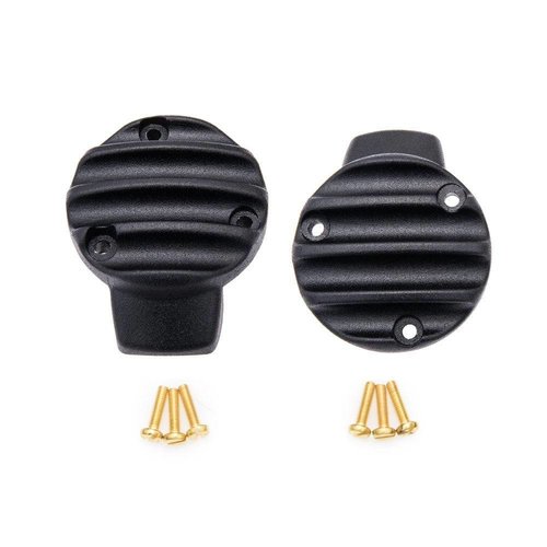 Motone TPS Carb/Throttle body covers ribbed (select colour)