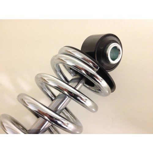 Emgo Chrom/Schwarz Cafe Racer Eye/Eye Stoßdämpfer Type 7 - 315 mm, 325 mm oder 340 mm, Paar