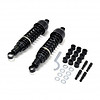 Emgo Black Gloss Cafe Racer Shock Absorbers Type 1 - Eye/Eye Fitment, 325 mm or 335 mm, Supplied with Mounting Hardware for Honda | Kawasaki | Suzuki | Yamaha Classic Models 1969-1989