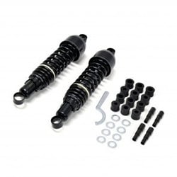 Zwart Glanzend Cafe Racer Schokdempers Type 1 325/335mm