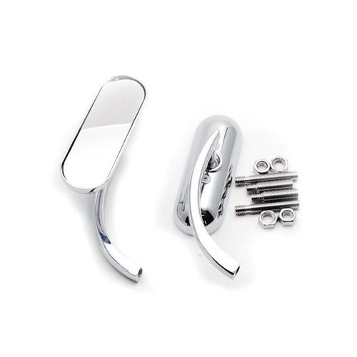 Mini Oval Mirror Chrome