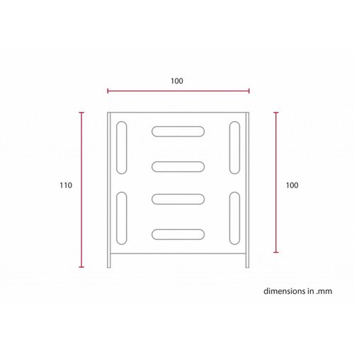 C.Racer Support de plaque d'immatriculation universel type 1