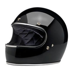 Biltwell Gringo Helmet Gloss Black ECE Approved
