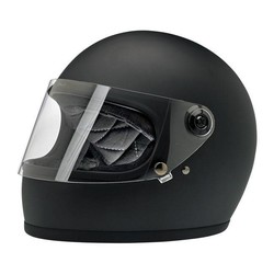 Gringo S helm Flat Black ECE goedgekeurd