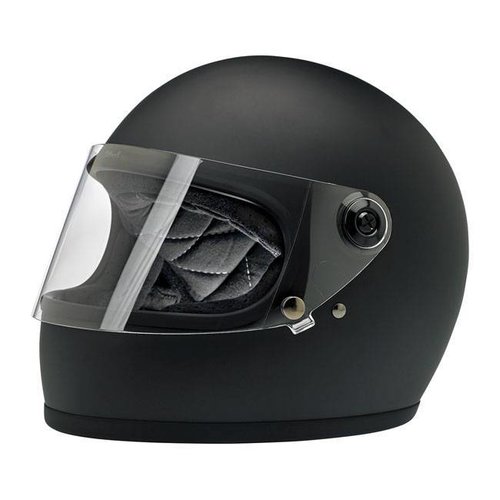 Biltwell Casque Gringo S, noir mat et homologué ECE