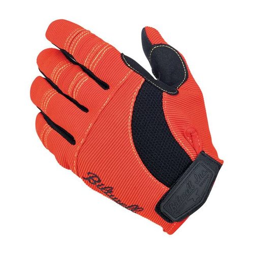 Biltwell Gants de moto orange/noir/jaune