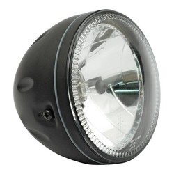 DOT E-Geprüft Universal Motorrad 5.75 5-3/4 LED Scheinwerfer Projektor  Schwarz