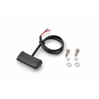 Luz LED de Matrícula Negra M4 x P0.7 Rosca Homologada E 12V Montaje Universal