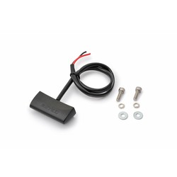 LED License Plate Lamp M4x0.7 E-Marked Black