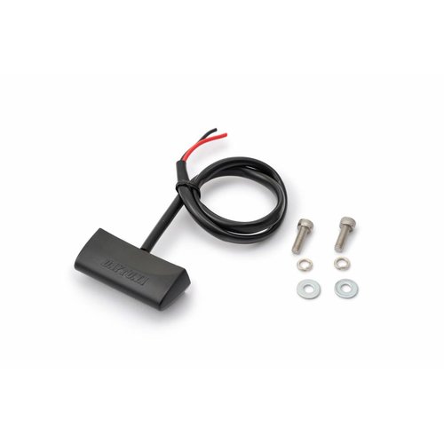Daytona Black LED License Plate Lamp M4 x P0.7 Thread E-Marked 12V Universal Fitment