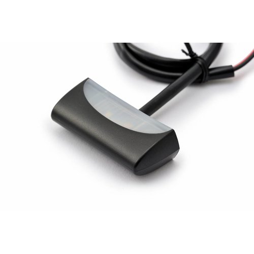 Daytona Éclairage LED de Plaque Noir M4 x P0.7 Filetage Homologué E 12V Universel