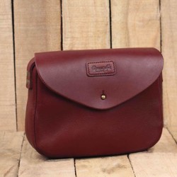 Womens Satchel Cherry Red