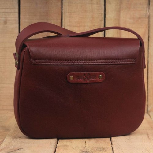 Trip Machine Womens Satchel Kirschrot