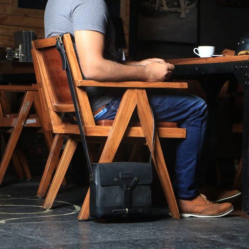 Trip Machine Kuriertasche - Schwarz