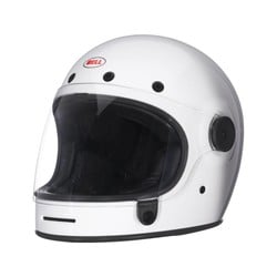 Casque blanc style classique Bullit