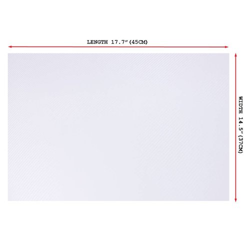 3D Bubble free vinyl wrap - Carbon look 45cm x 37cm