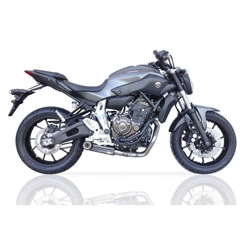 Ixil SX1 Uitlaat compleet systeem, voor Yamaha MT-07, 14-16, XSR 700, 16- (Euro3)