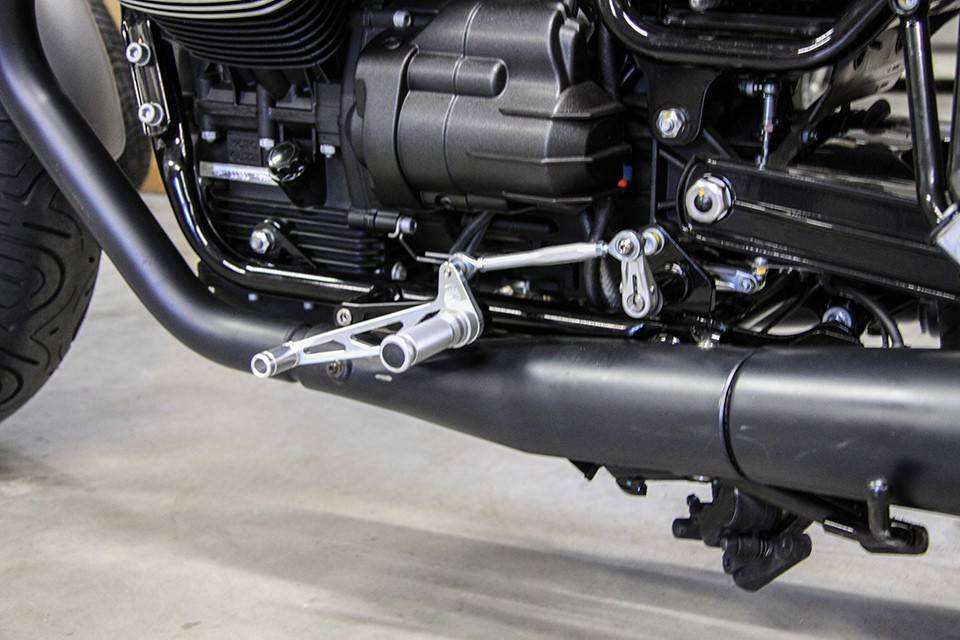 LSL Rear Set MOTO GUZZI V9 Bobber 16 silver