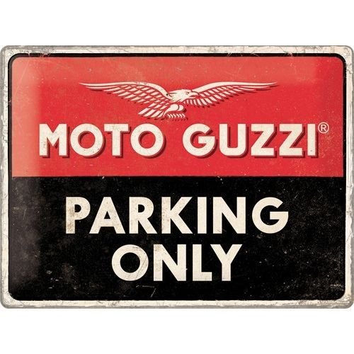Moto Guzzi Parking 40x30 Reclame bord
