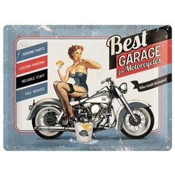 Biker's Corner 40x30 Tin Sign