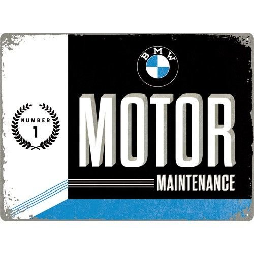 BMW onderhoud 30x40cm Reclame bord