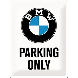 BMW Parking Only 40x30 Blechschild