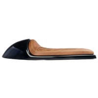 Cafe Racer Seat Chocolat Diamond Stitch Bruin / Geel Type 26